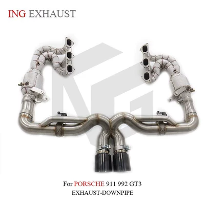 Suitable for Porsche 911 992 GT3 complete stainless steel exhaust system (Exhaust pipe)