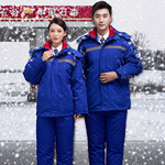 冬季防静电工作服定制棉大衣棉服男加厚中石化加油站冷库劳保服装