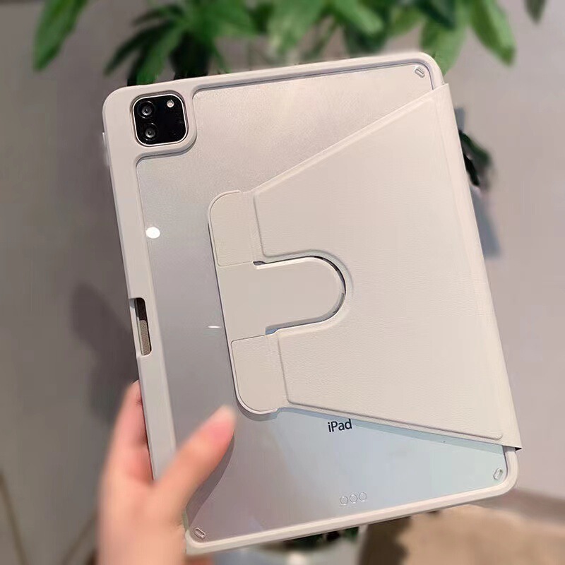 Ipad10 generation protective cover 9 generation 10.2 inch with pen slot 8 flat 7 shell pro11 bracket air5 acrylic solid color