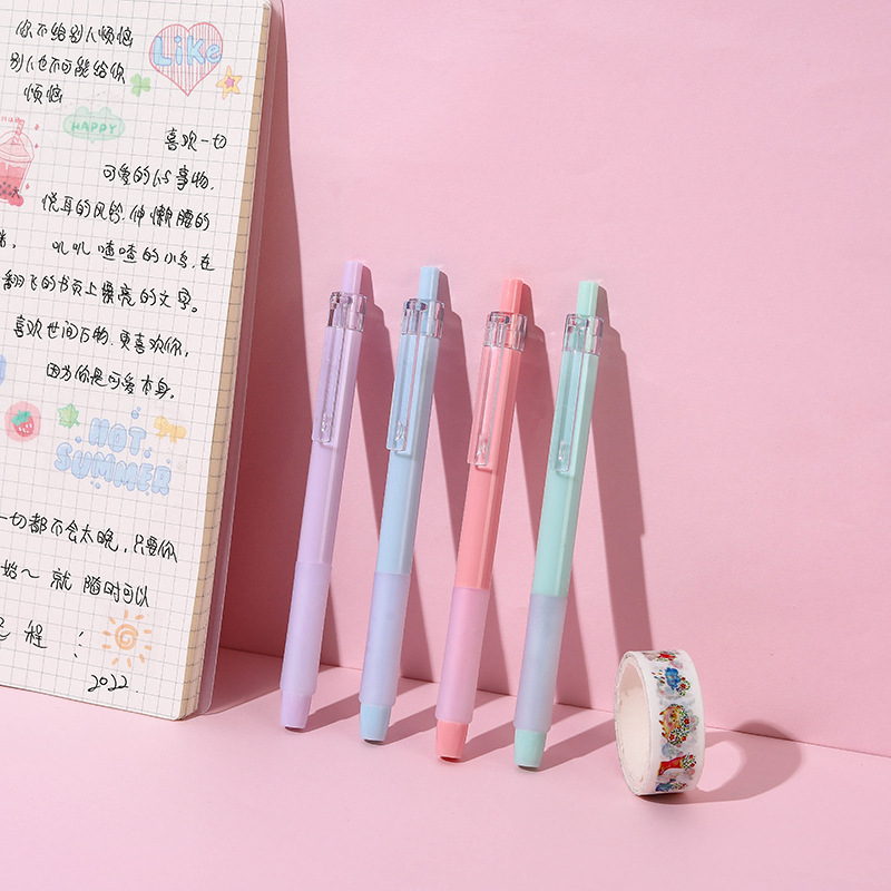 Macaron color creativo simple prensa cortador de papel ins mini diario etiqueta arte cuchillo DIY papel arte cuchillo pluma