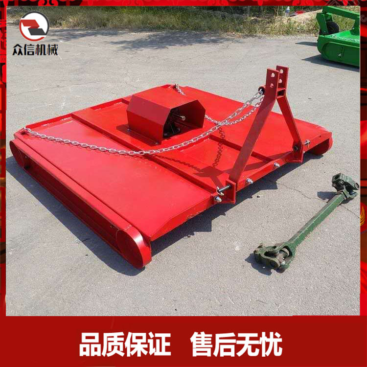 四轮拖拉机后置甩刀式割草机草坪荒地果园带的旋转割草机三包