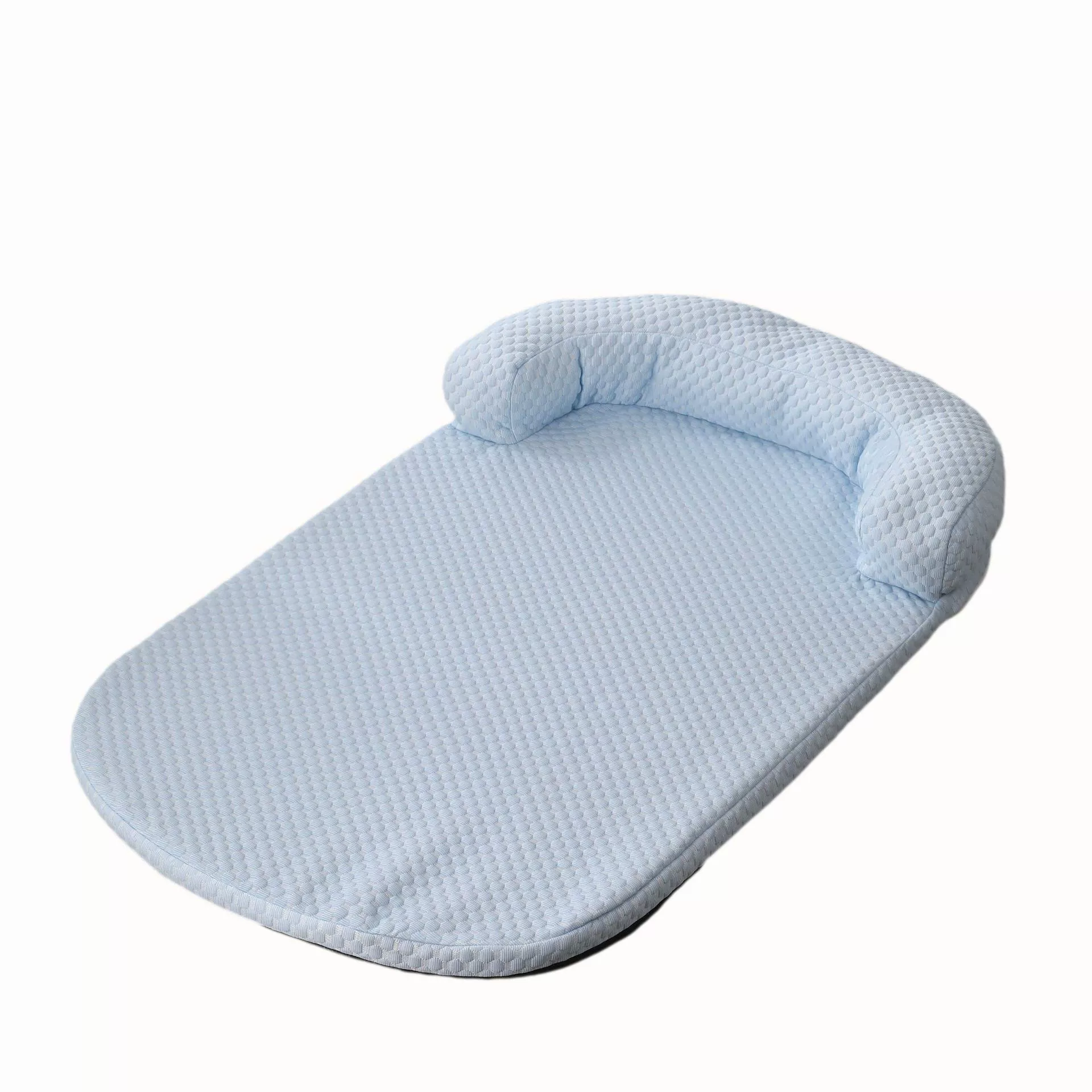 Summer Pet Cooling Cushion, Ice-Bean Fill, Breathable Dog & Cat Bed, Sizes XXS–XXL
