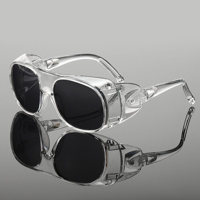 Blue Plus trendy anti-pollen windproof sand anti-blowing tears multifunctional goggles panoramic large frame side protection