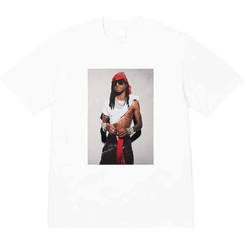 Fw25 Playboi Carti Tee Carti Character Photo Printed Short-Sleeved Cotton T-Shirt Bottoming Shirt Half-Sleeved