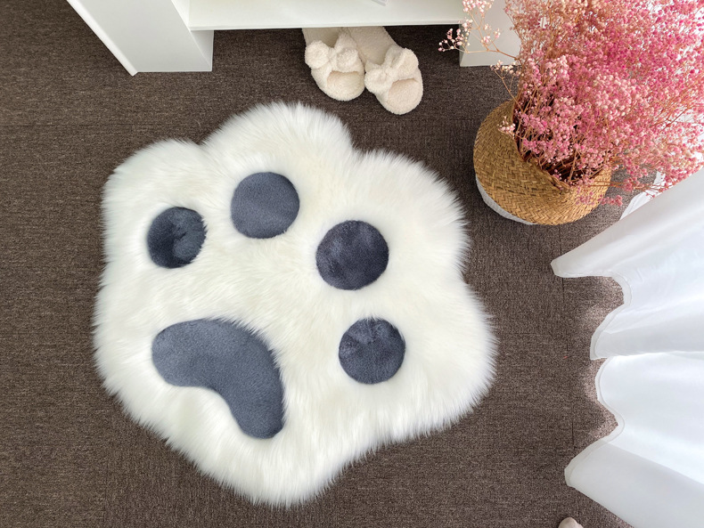 Cartoon Anime Cat Claw Carpet Girls Bedroom Bedside Floor Mat Internet Celebrity Decoration Cute Photo Plush Decorative Blanket