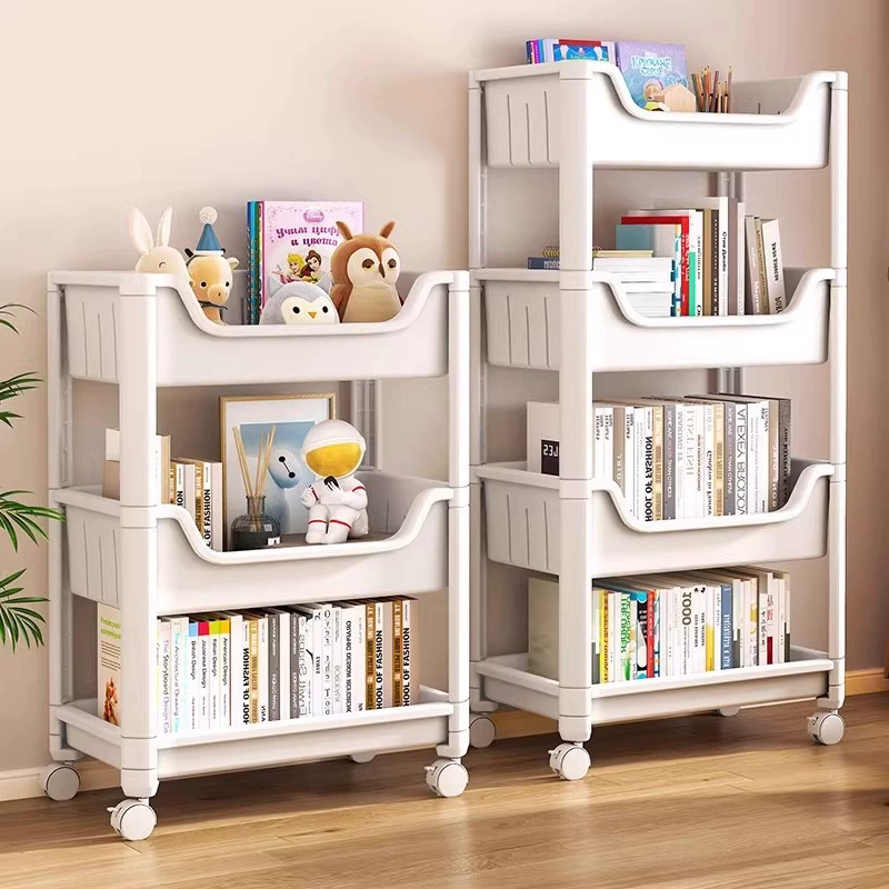 Bookshelf, multilayer storage system, cart, toy car