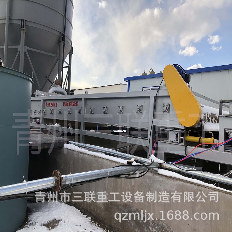 潍坊青州三联重工3000带式压滤机污水污泥分离压泥机