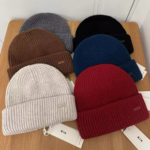 ���ձ�wool100%����ëᘿ�ñŮʿ��������ɫ��ů��ë��ñ���ж���