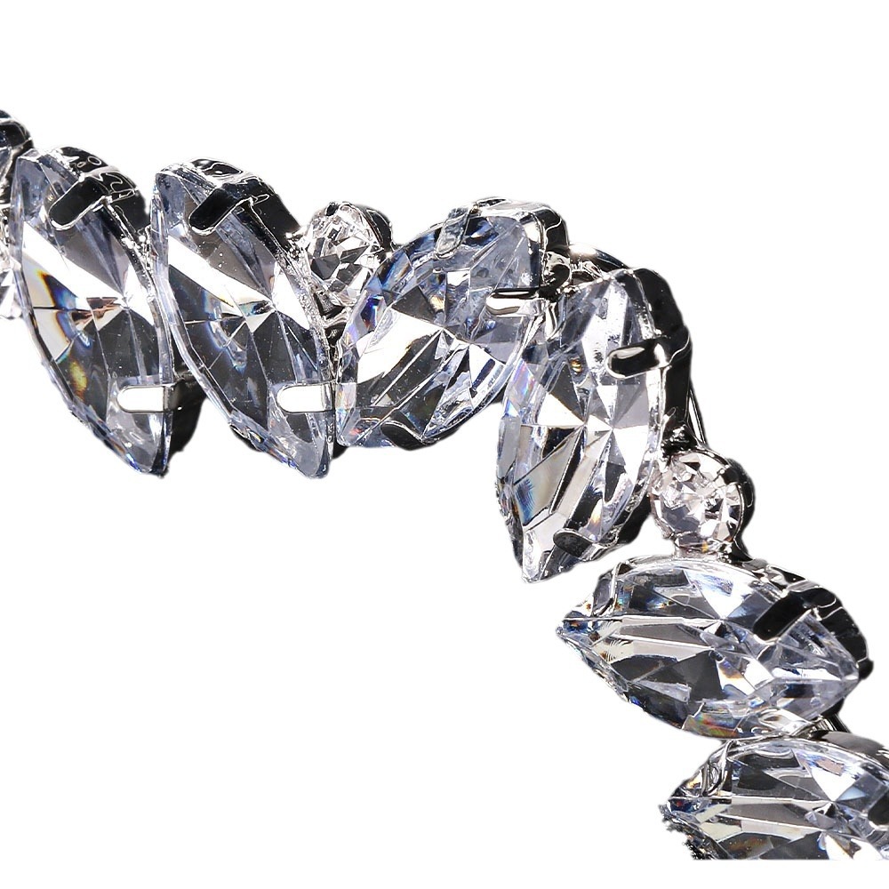 Personalizado hip hop gafas curvadas Marco europeo y americano moda rhinestone gafas marco etapa accesorios mujer gafas marco