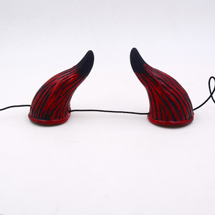 Bull Demon King Halloween Dress-up Headband Demon Horn Red Adult Children Party Performance Bar Prom Props