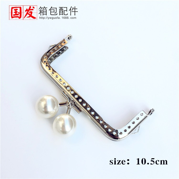 Sin stock, se puede hacer: 10.5CM 12.5cm cuadrado de cabeza de caramelo brillante oro 20M cabeza de perla