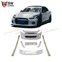 适用于日产GTR R35 2008-2016升级车身套件 前保险杠 侧裙 后唇