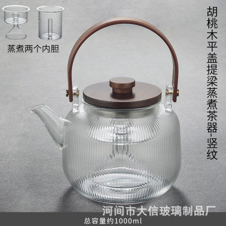 Glass teapot, tea for home use, set