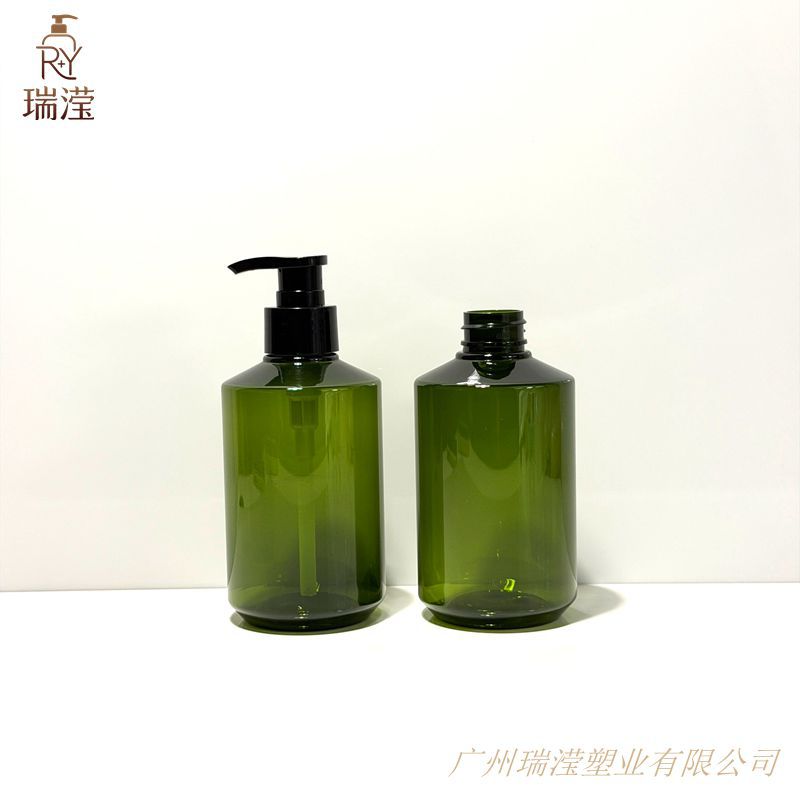 批发300ml氨基酸洗发护发儿童沐浴露瓶 按压塑料瓶亚克力精华液瓶