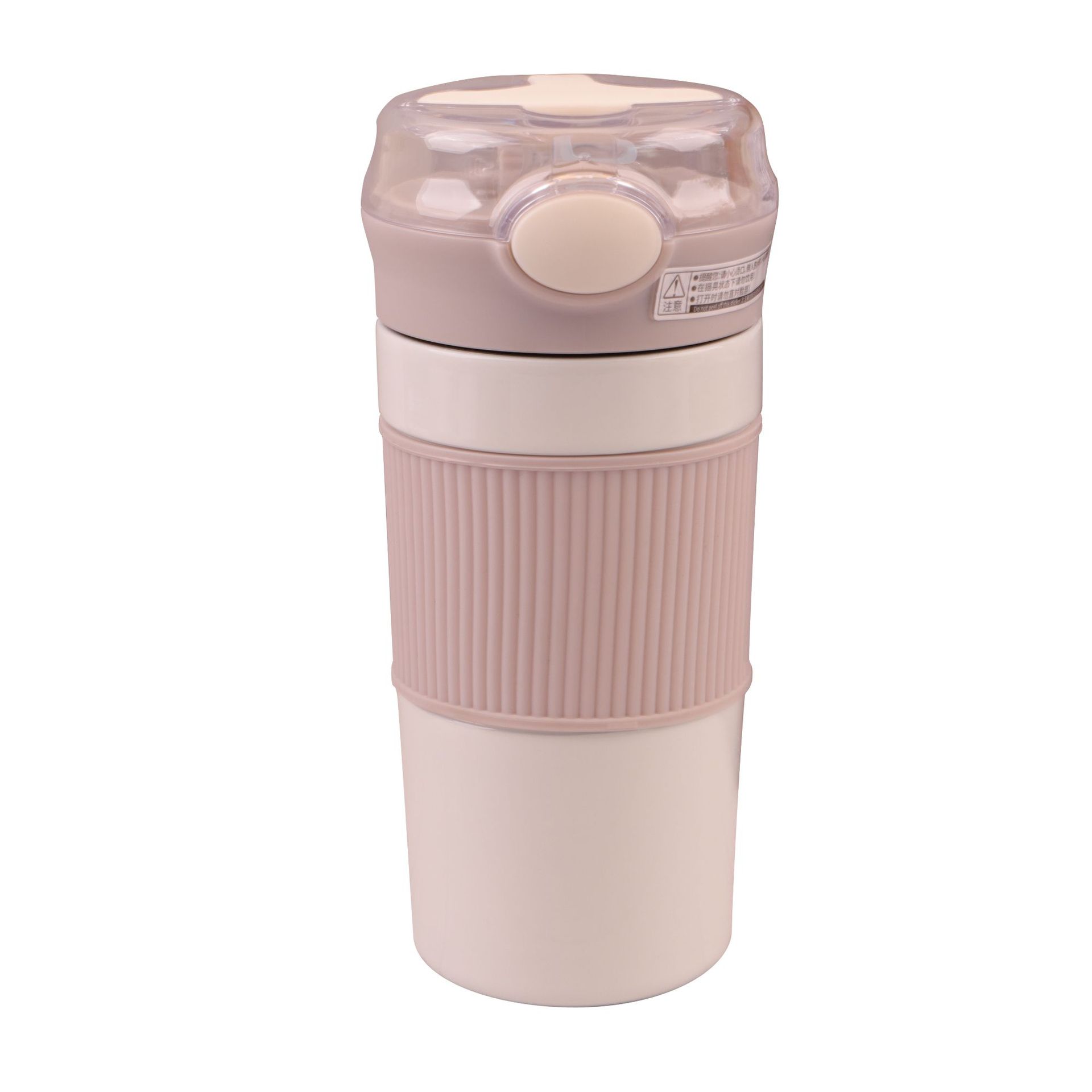 Taza de aislamiento de acero inoxidable 304 de comercio exterior, cubierta de silicona, pajita de rebote, taza de café, taza de agua portátil para exteriores, fábrica al por mayor