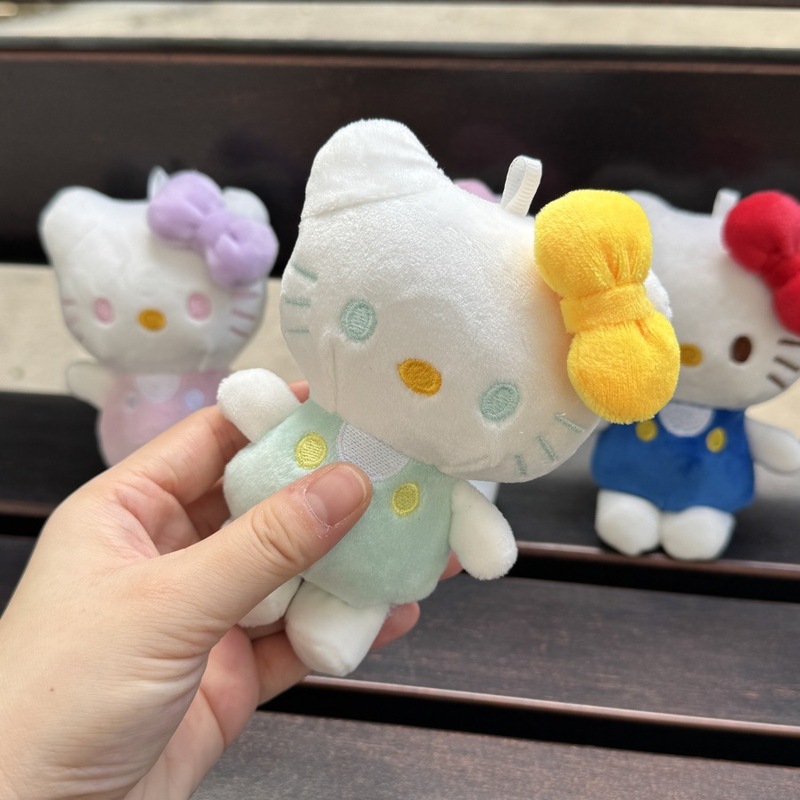爆款网红可爱hellokitty毛绒公仔挂件包包钥匙扣挂饰送闺蜜可批发|undefined