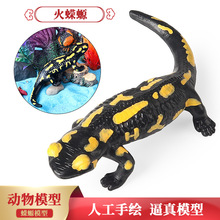 跨境仿真火蝾螈海星鲈鱼娃娃鱼旗鱼锯鳐儿童玩具海洋动物模型摆件
