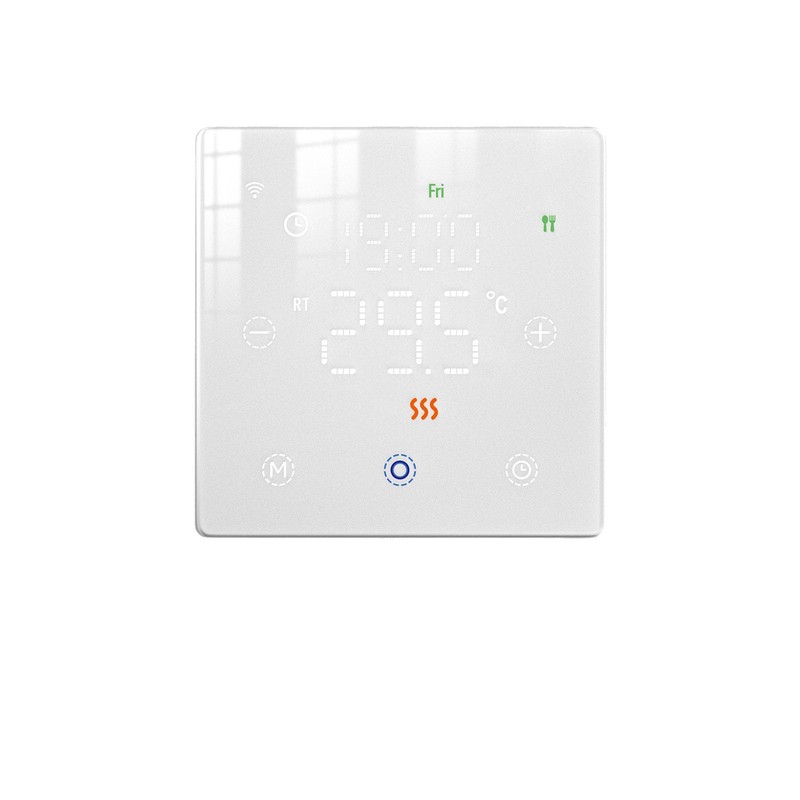 Tuya スマートホーム WiFi スマートサーモスタットアプリリモコンバッテリー駆動床暖房スマートスイッチ|undefined
