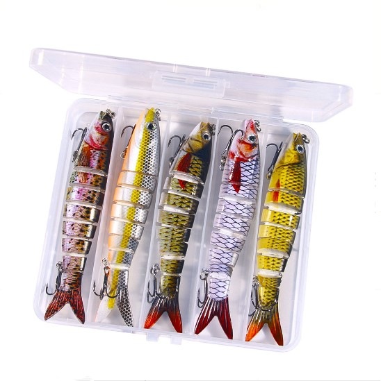 Nuevo Luya cebo multi-Sección de pescado 16 colores 13cm 18g biónico multi-Sección de cebo duro Comercio exterior Luya pesca cebo falso