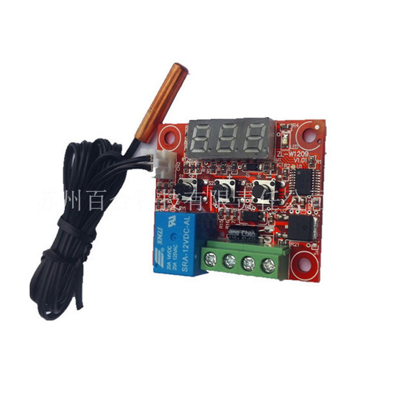 Lilytech W1209 Micro Temperature Control Board Temperature Control Switch Pcb Digital Thermostat Zl-W1209A