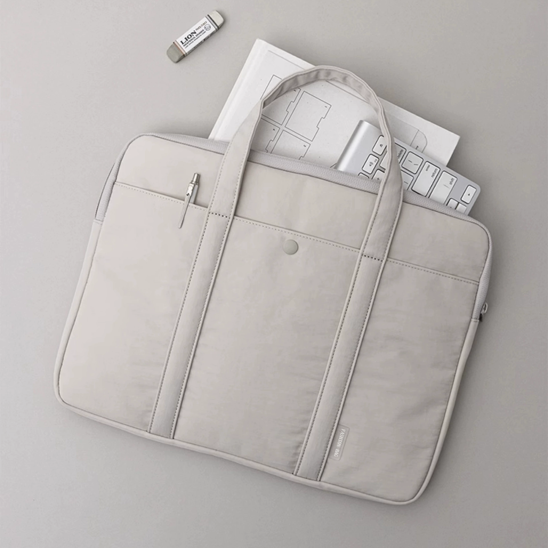 Shoulder bag, capacious laptop for elementary school students, shockproof protective bag, air bag, for students