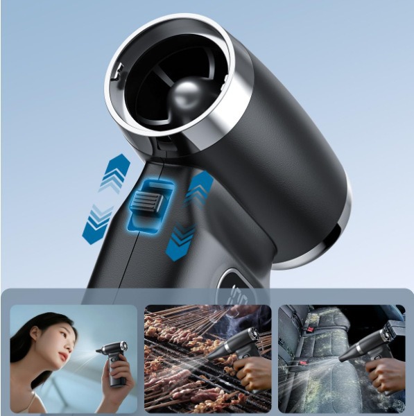 Generador Eólico Portátil de Turbina de Alta Velocidad, Concentrador de Viento para Exteriores, Mini Generador Digital sin Escobillas de 11W