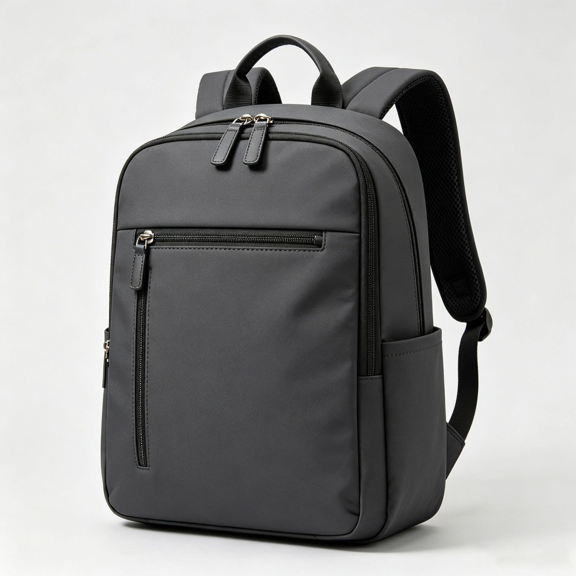 Business Men's Backpack Three-Piece Set, Simple Solid Color Outdoor Casual Backpack, Junior High School and High School Student School Bag Wholesale