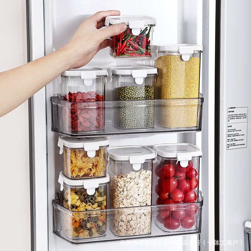 Sealed Cans Grain Storage Box Insect-proof Moisture-proof Snacks Fresh-keeping Food Grade Kitchen Seasoning Storage Jar Household