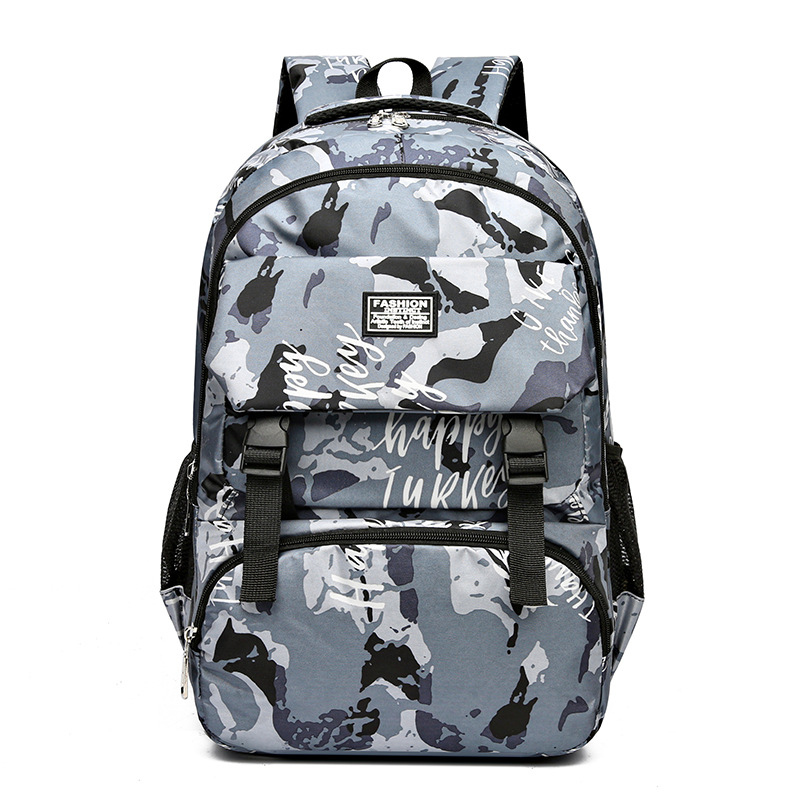 Nueva mochila multifuncional casual, bolso de computadora de gran capacidad para hombres, camuflaje de viaje, mochila para estudiantes liviana