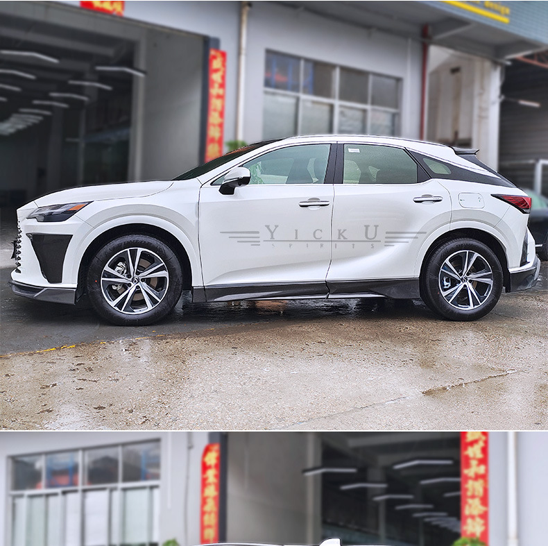 Suitable for 23-25 Lexus Rx350 Modified Trd Carbon Fiber Front Lip, Rear Lip, Side Skirt and Tail Top Wing