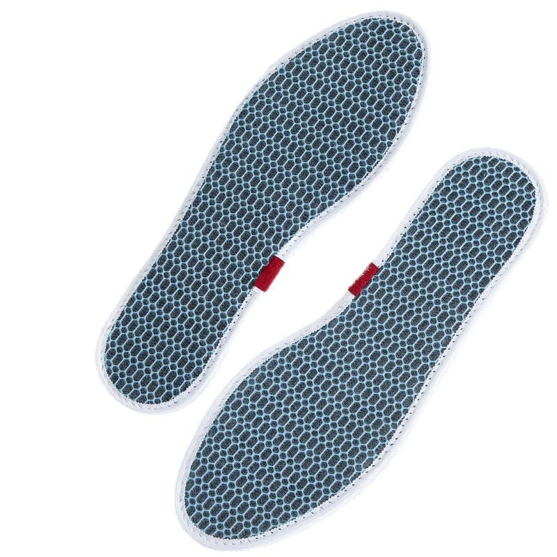 Huella Youpin Plantillas desodorantes Hombres y mujeres transpirables, absorbentes de sudor, desodorantes, suela suave, cómodas zapatillas de deporte gruesas, plantillas de cuero