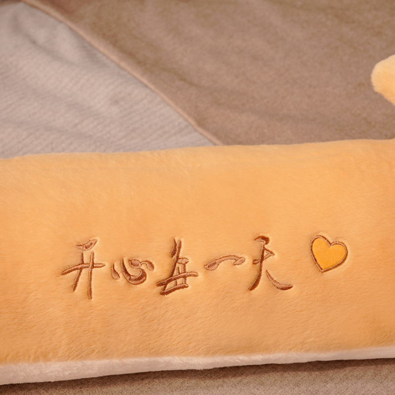 可爱腊肠狗长条趴趴枕女生睡觉夹腿抱枕床头沙发靠枕生日新年礼物|undefined
