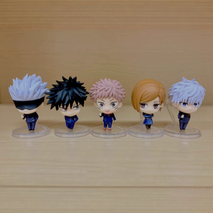 Фигурки-слепые коробки SD gashapon, набор чиби по Jujutsu Kaisen, 5 персонажей, PVC, 5 см