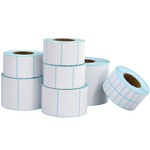 Three-proof heat-sensitive self-adhesive blank 70x20 printing paper roll QR code barcode self-adhesive printing label