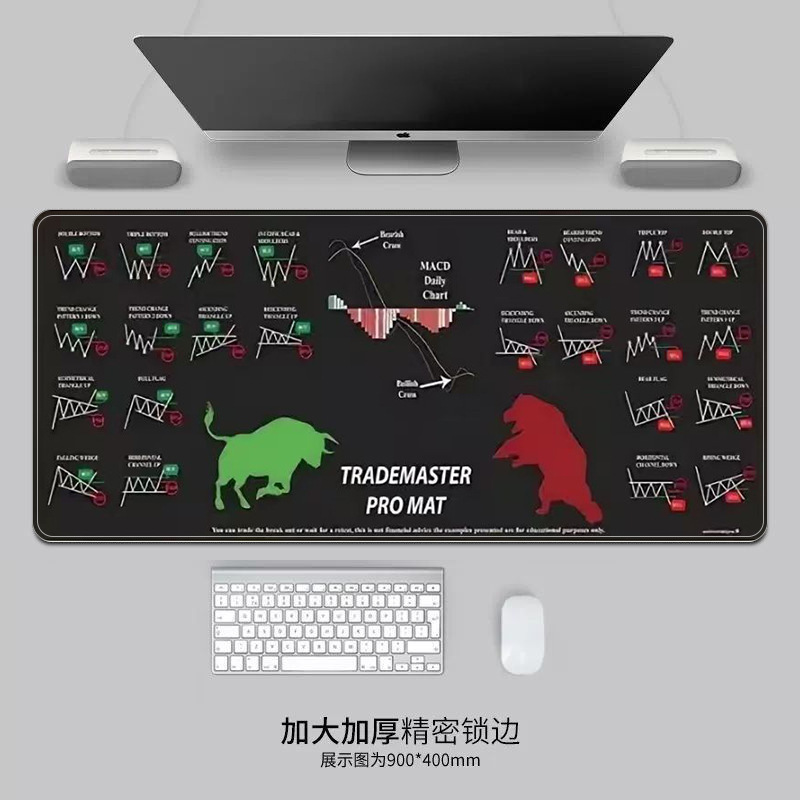 Los mejores ventas transfronterizas de almohadilla de ratón grande antideslizante engrosado juegos de escritorio de computadora de oficina con un teclado