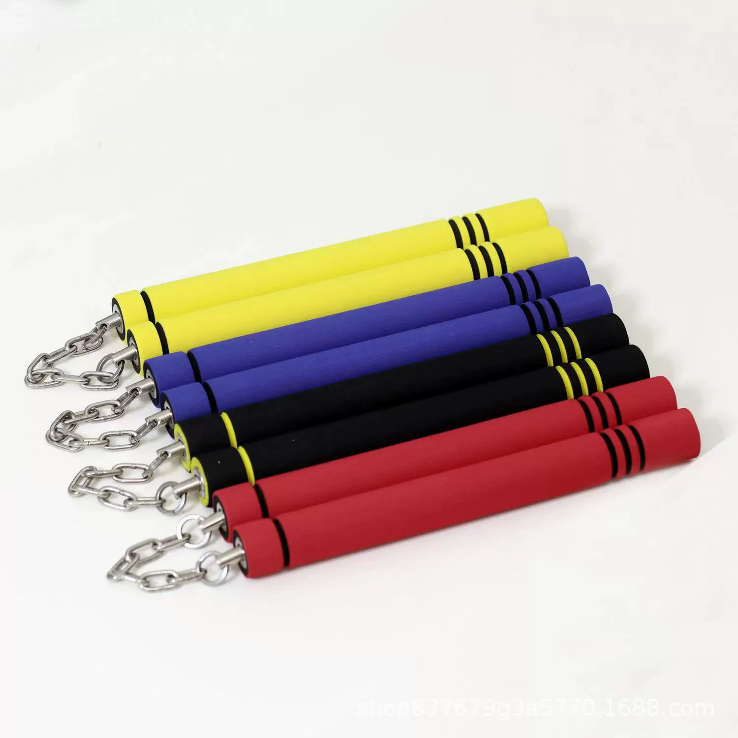 Нунчаки Детская губка-палочка Безопасность Тхэквондо для начинающих Представление Раздел 2 Пена из нержавеющей стали для взрослых Нунчак