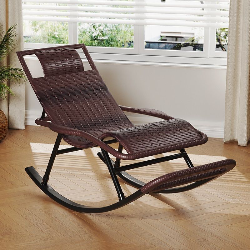 Rocking Chair Balcony Home Lounge Chair Leisure Lazy Living Room Adult Leisure Chair Lunch Break Elderly Folding Rattan Chair Rocking Chair Rocking Chair Balcony Home Lounge Chair Leisure Lazy Living Room Adult Leisure Chair Lunch Break Elderly Folding Rattan Chair Rocking Chair