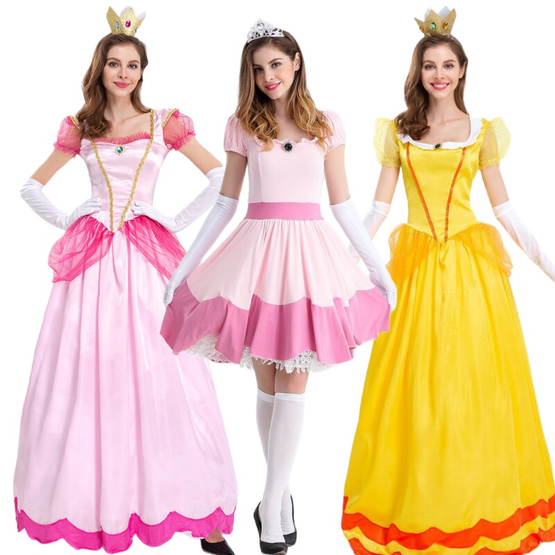 Amazon Mary Bridget Princess Dress Queen Dress Pink Princess Dress Pink Yellow Two-color Available