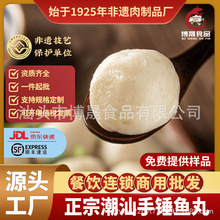潮汕正宗手打达濠海鲜鱼丸炒菜小吃火锅烧烤食材关东煮麻辣烫批发