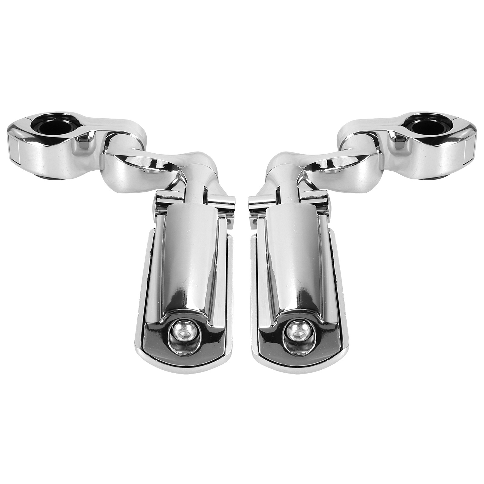 Harley Street Glide Motorcycle Modified Rubber Short Pedal Set Footrest Guard Bar Rest Bracket