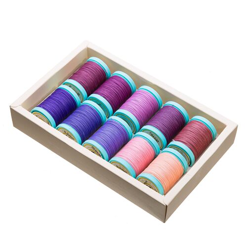 JR high-end national color round wax thread set 0.35 0.4 0.5 0.65 0.8mm special for hand weaving