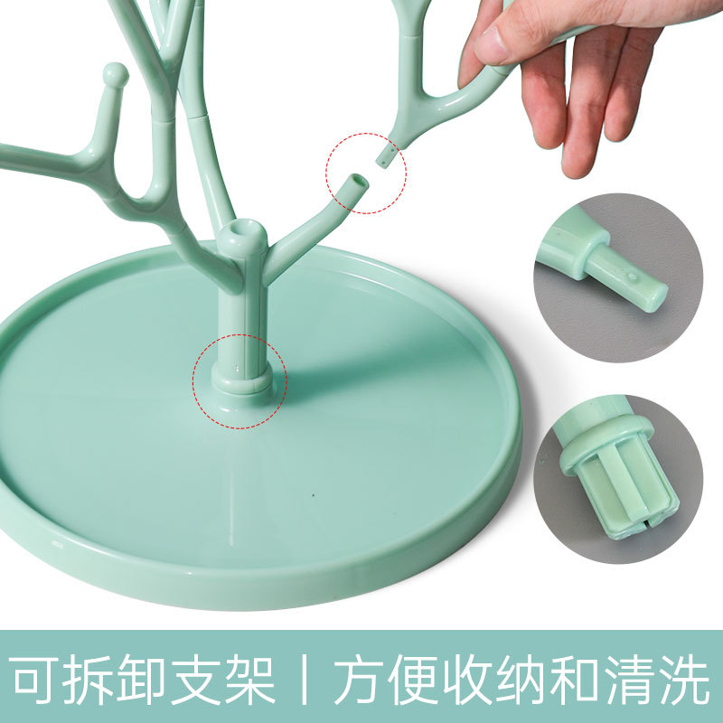 New Deer Horn Baby Milk Bottle Rack, Disassemblable Drying Rack, Baby Nipple and Bottle Drain Rack, Boxed