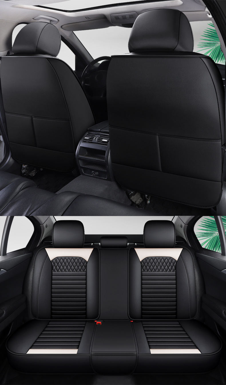 The new car cushion is fully surrounded by the four seasons universal seat cushion leather seat cover car decorative seat cover seat cover manufacturers foreign trade