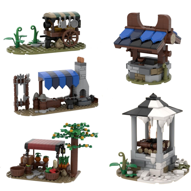 Construction Block Toy Small Particle Assembly Model Ornament_voghion.com