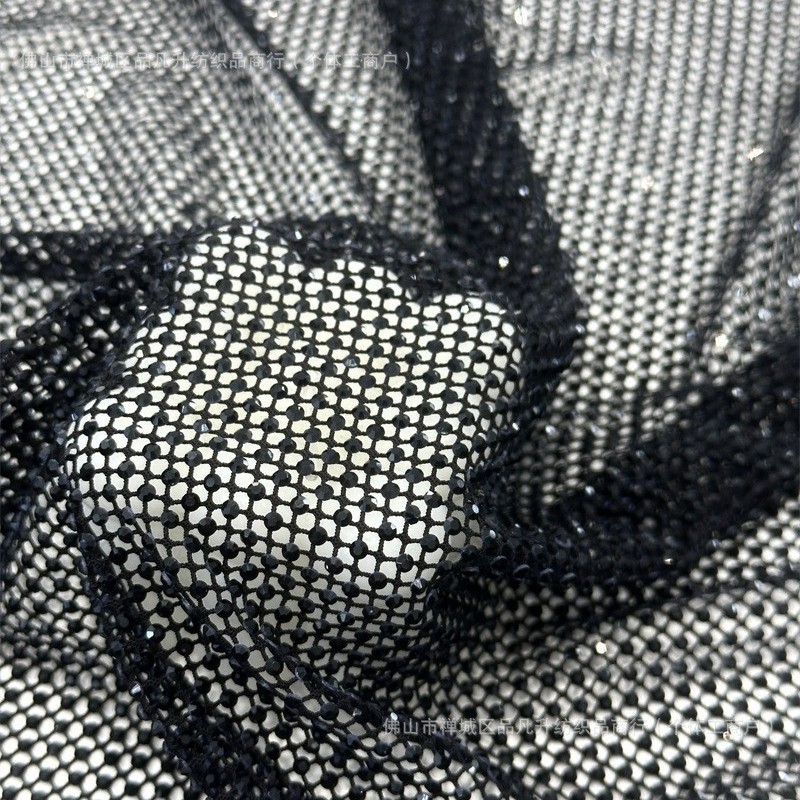 Transfronterizos amazónicos de moda de alta calidad, ropa de mangas largas de diamante de alta densidad, tela de diamante caliente de alta densidad