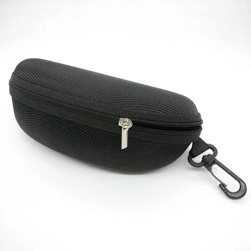EVA Zipper Box Glasses Box Black Hook Oxford Cloth Sunglasses Box Large Frame Sports Glasses Sunglasses Box Batch
