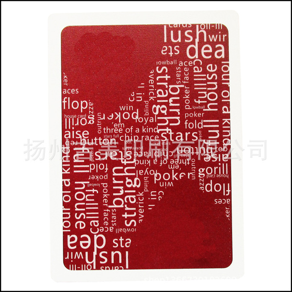 Plastic matte playing cards PVC