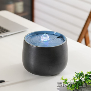 Simple Healing Flowing Water Ornaments Fountain Circulating Water Entrance Living Room Office Table Waterscape Housewarming Gift