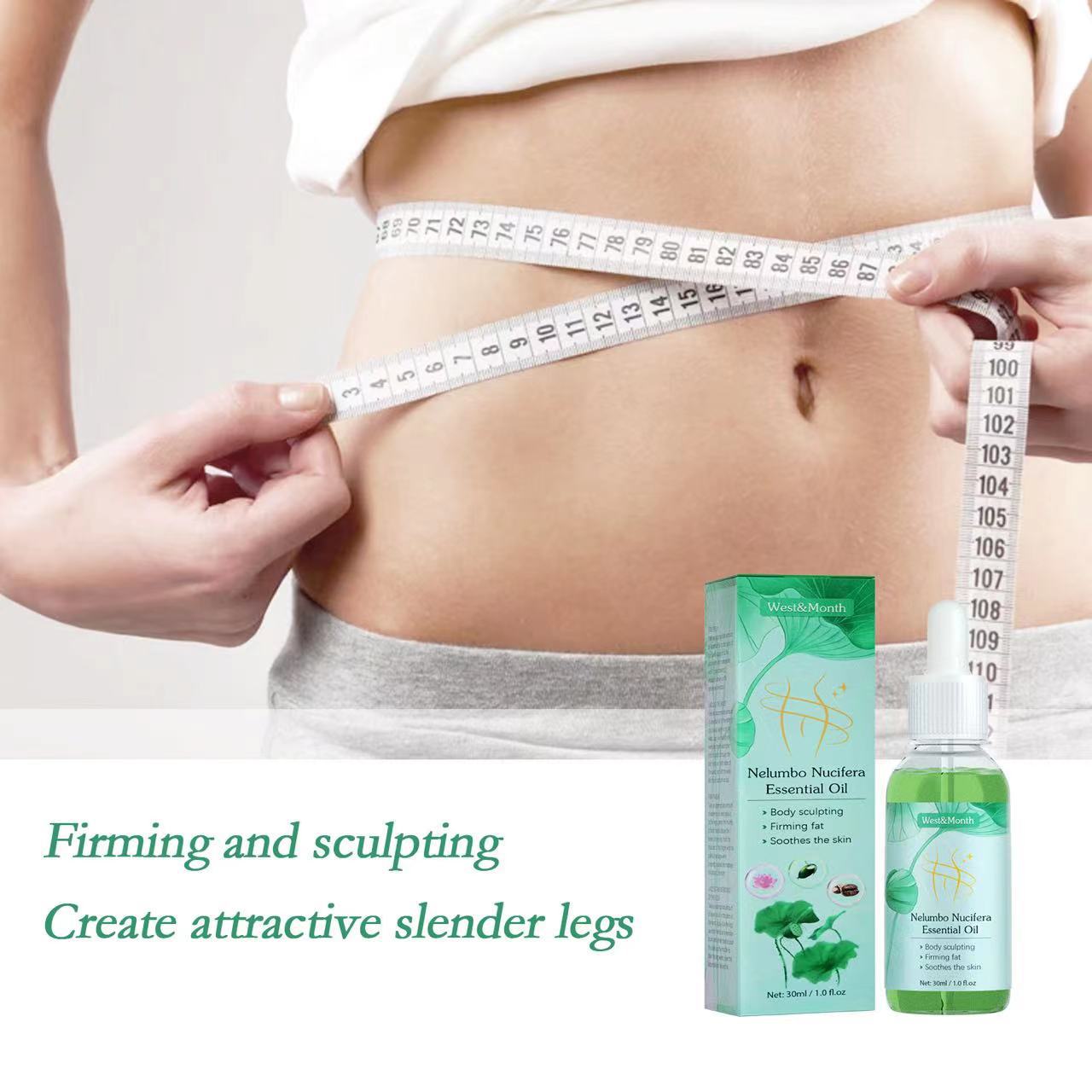 West&Month Lotus Leaf Essential Oil Body Care Sweetening&Planting Esse Enjoying Fat, Light and Slimming_voghion.com