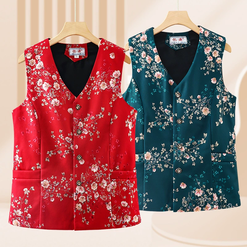 Весенне-осенние топы для женщин среднего и пожилого возраста для пожилых людей, свободные жилеты больших размеров, женские жилеты без рукавов, тонкие жилеты для мам.